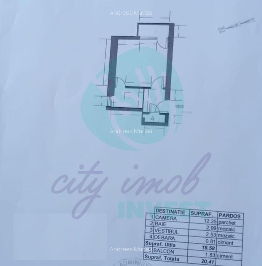 Garsonieră pentru Airbnb, central - Armenesc, lift, credit OK - 3