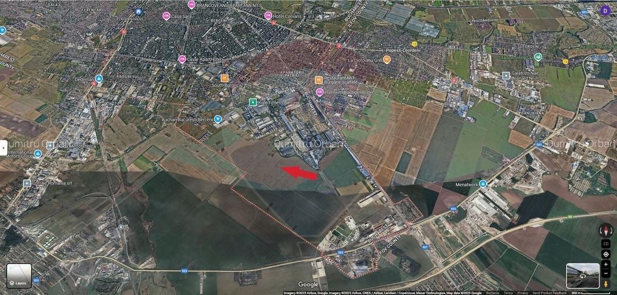 Teren Construcții intravilan de 5510 mp, în P-ța de Gros - 4