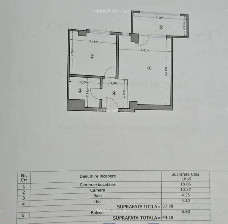 Apartament 2 camere, mobilat/utilat Chiajna, Str. Tineretului - De inchiriat - 7
