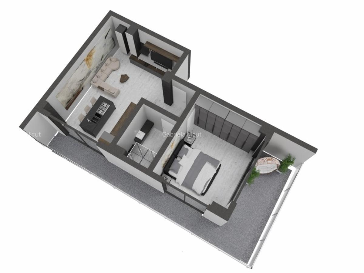 Apartament 2 camere- OBA Urban Residence, Mamaia - 9