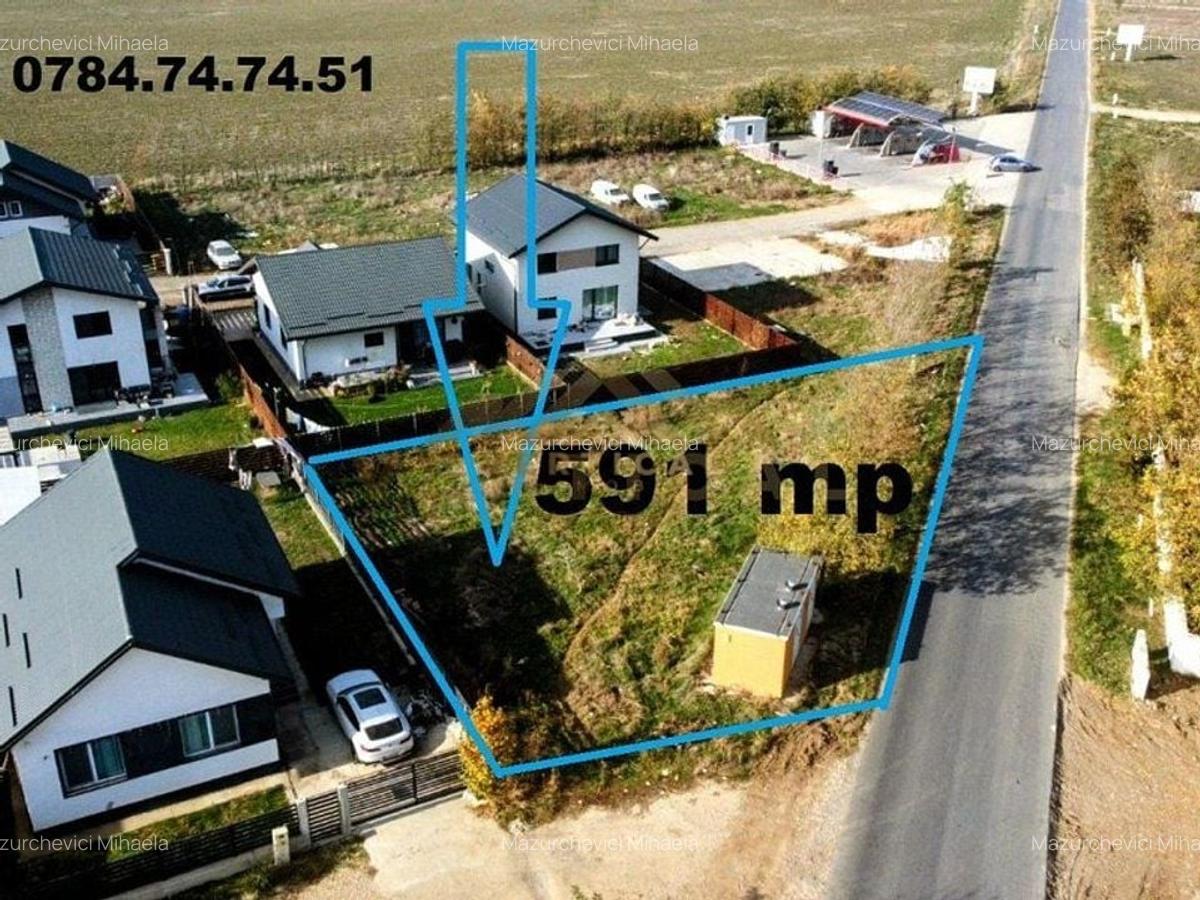 Teren INTRAVILAN la soseaua principala - comuna Berceni - 3