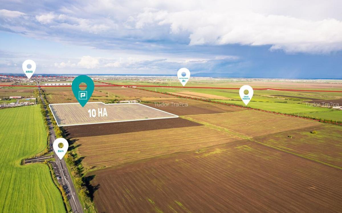Teren de 100000 mp in Arad - 1 Teren de 100000 mp in Arad - 1
