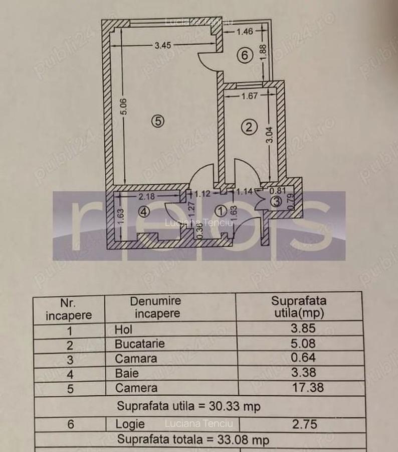 GARSONIERA DECOMANDATA  | IANCULUI | METROU - 7