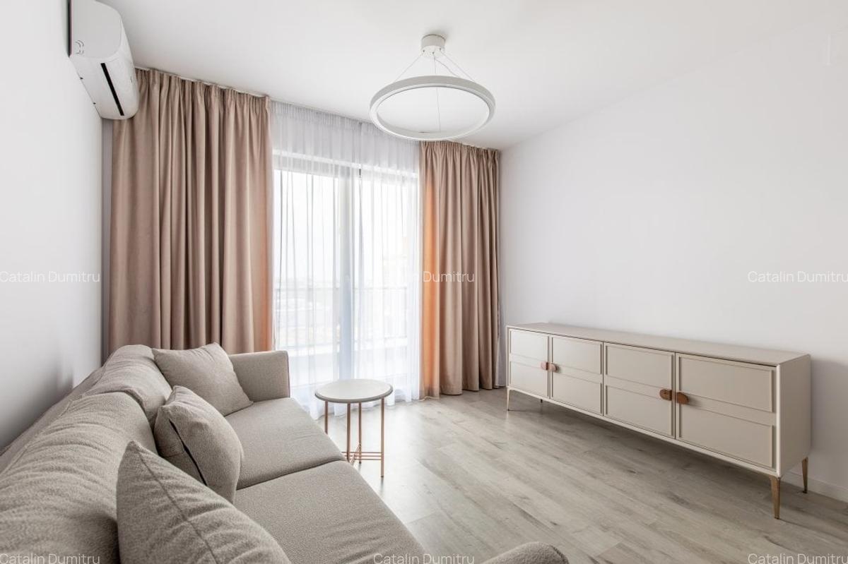 Apartament cu 1 camere semidecomandat, mobilat în Pipera - 10