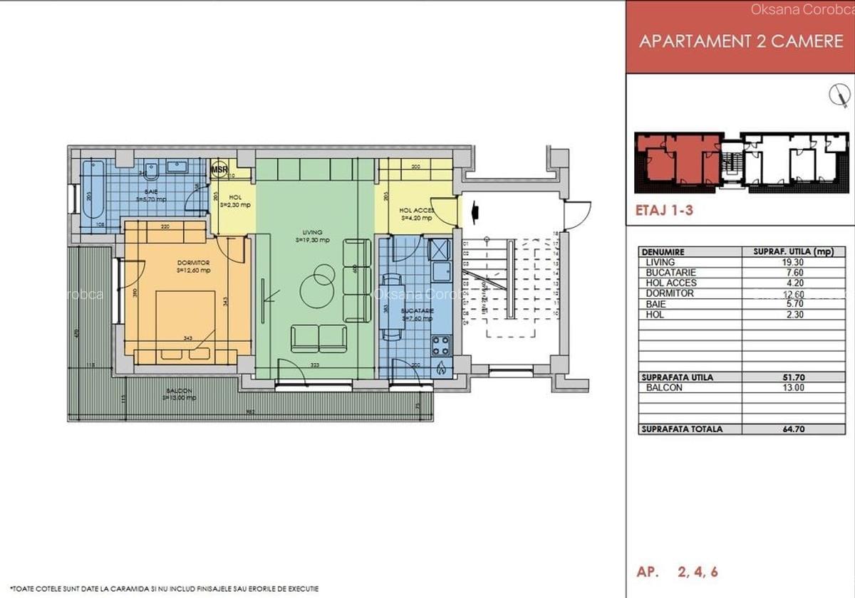 Brancoveanu metrou 2 camere bloc nou finalizare vara 2026 - 6