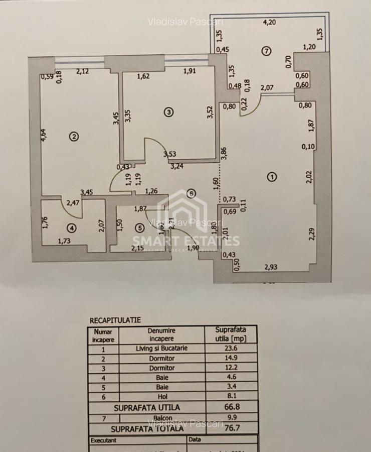 Chirie 3 camere CORTINA NORTH,PIPERA - 20