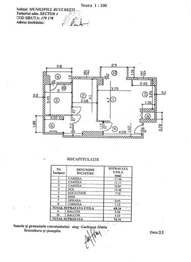 Apartament 3 camere 75 mp Alexandru Obregia - 8