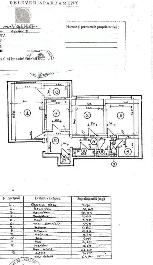 APARTAMENT 3 CAMERE - DECOMANDAT - DRISTOR - 4