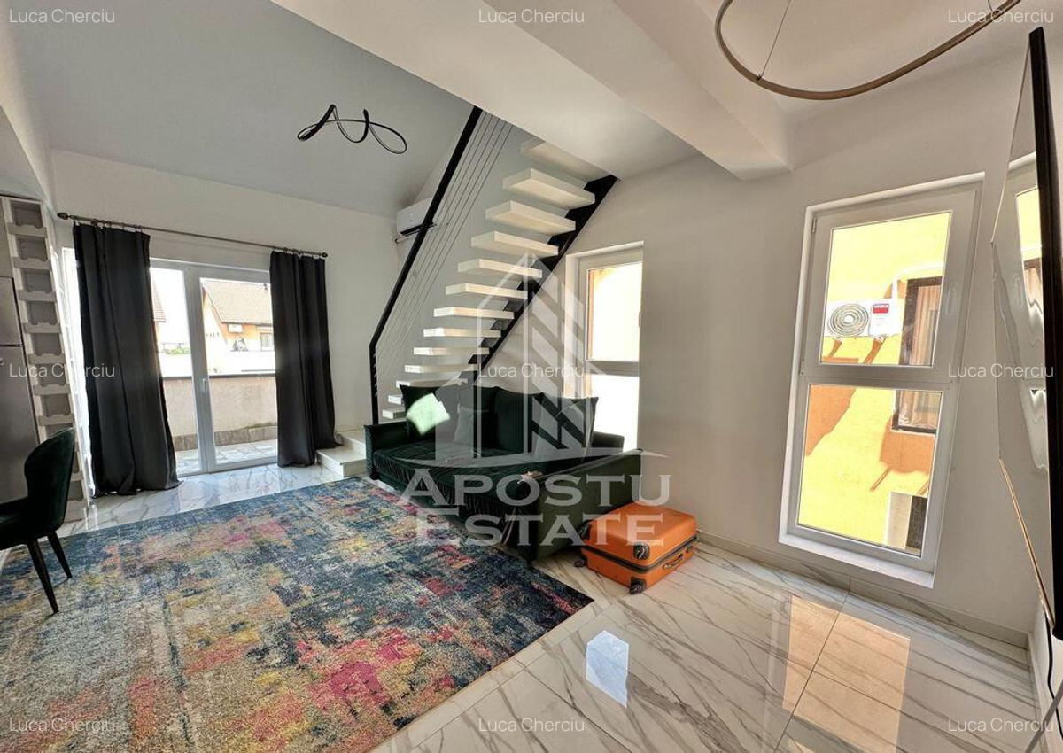 Penthouse cu 3 camere si 2 bai complet mobilat si utilat ... - 5