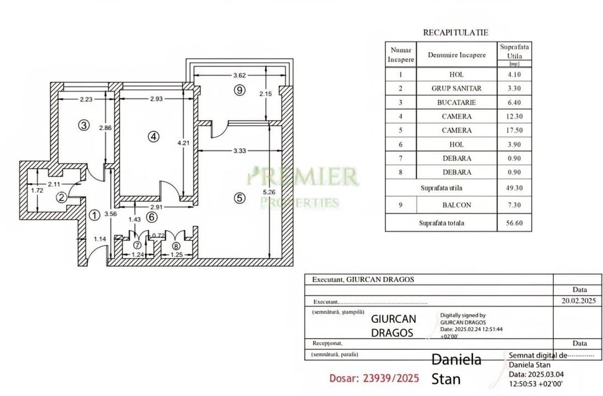 Apartament cu 2 camere decomandat în Victoriei - 9