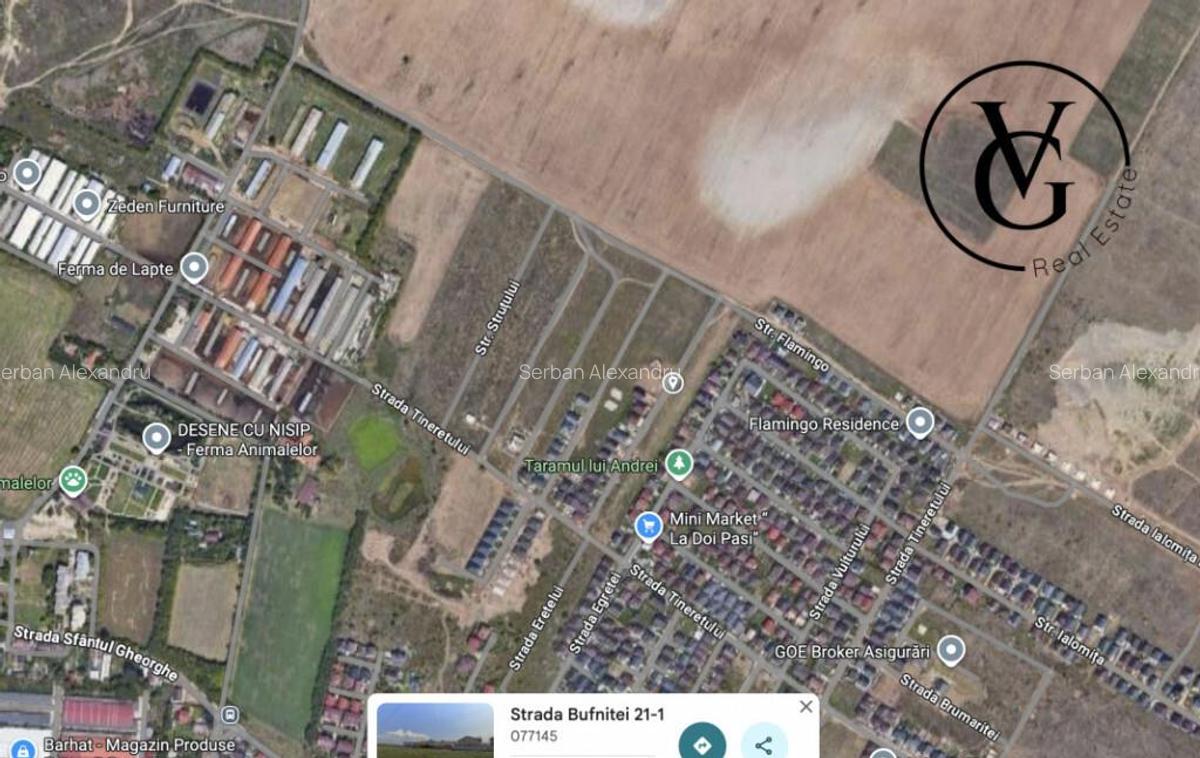 Parcele Pantelimon | intre 394-605mp | uitilitati | P+1+M - 1