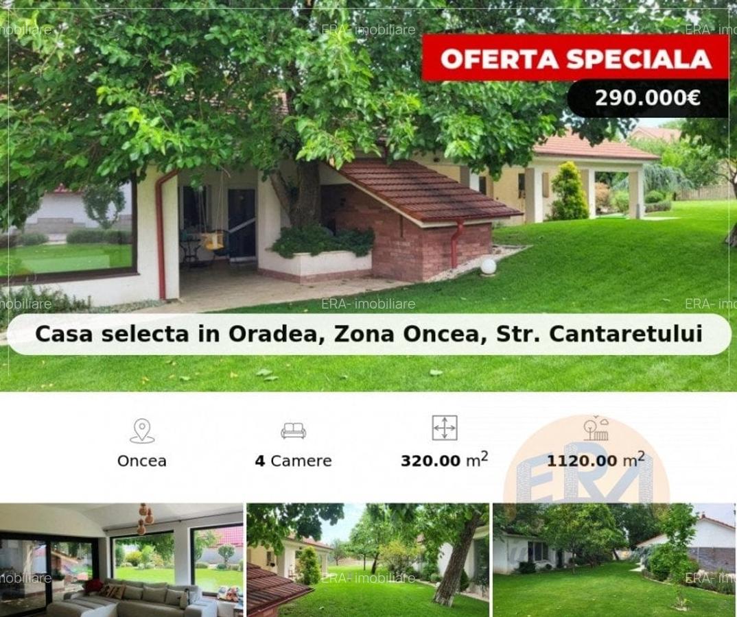 Casa selecta in Oradea, Zona Oncea, Str. Cantaretului - 20