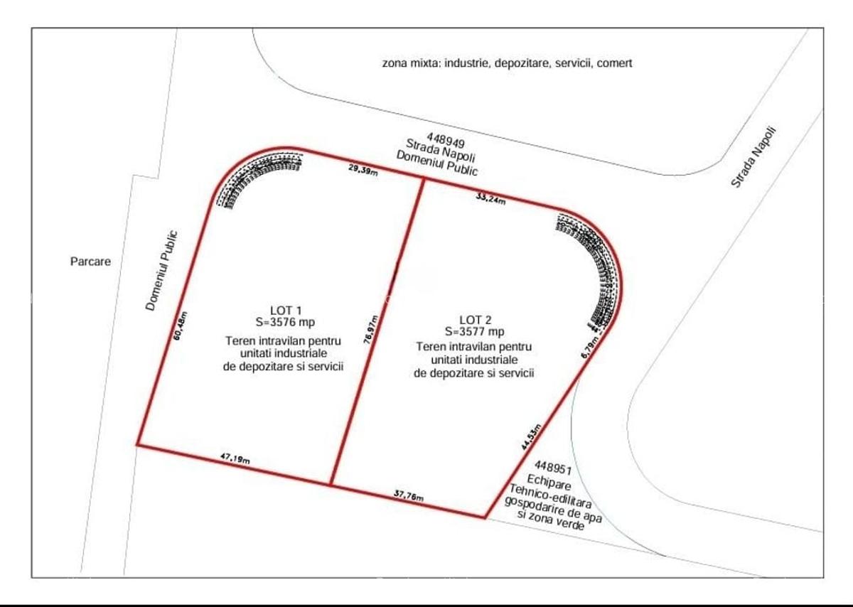 Teren industrial cu acces la centura - 3