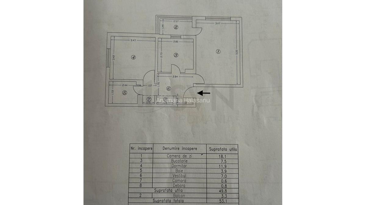 REA1024684 Apartament 2 Camere I Aviatiei Metrou - 10