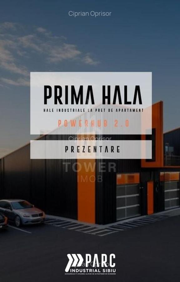 HALE INDUSTRIALE MODERNE ÎN PARCUL INDUSTRIAL SIBIU | 2200mp Teren 200mpu - 1