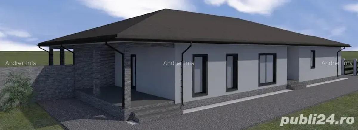 Casa duplex parter Giroc , 445mp teren fiecare jumatate , 114 mp utili - 4