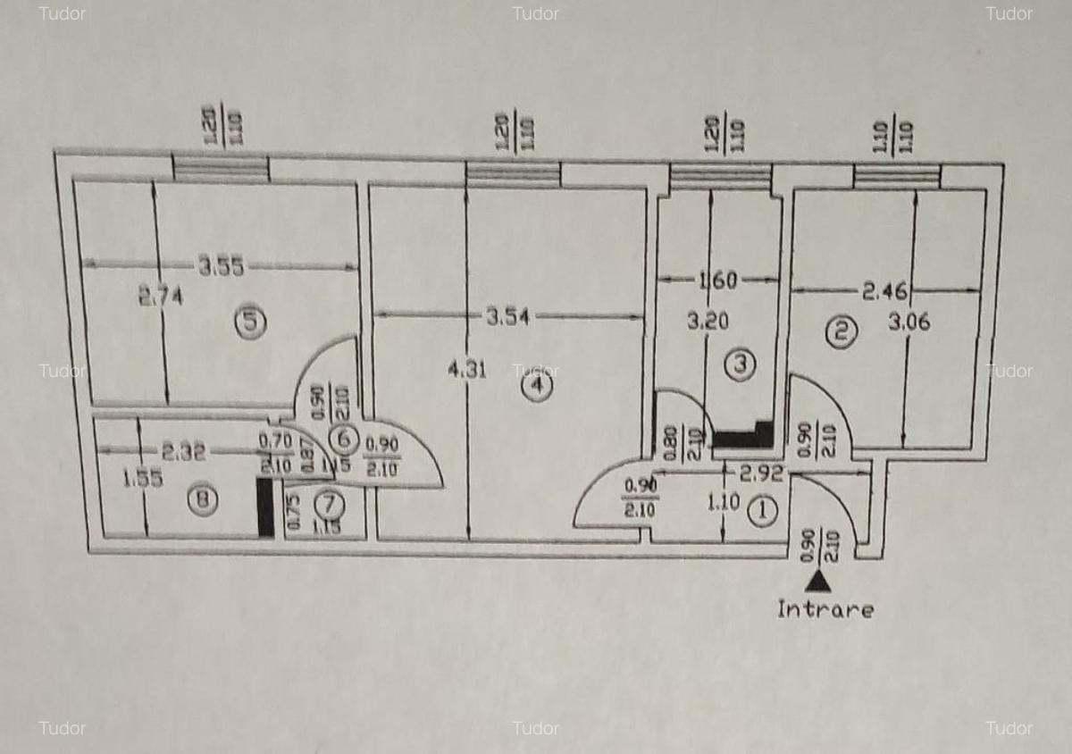 Direct proprietar, vând ap 3 camere, sector 4, strada Semenic - 9