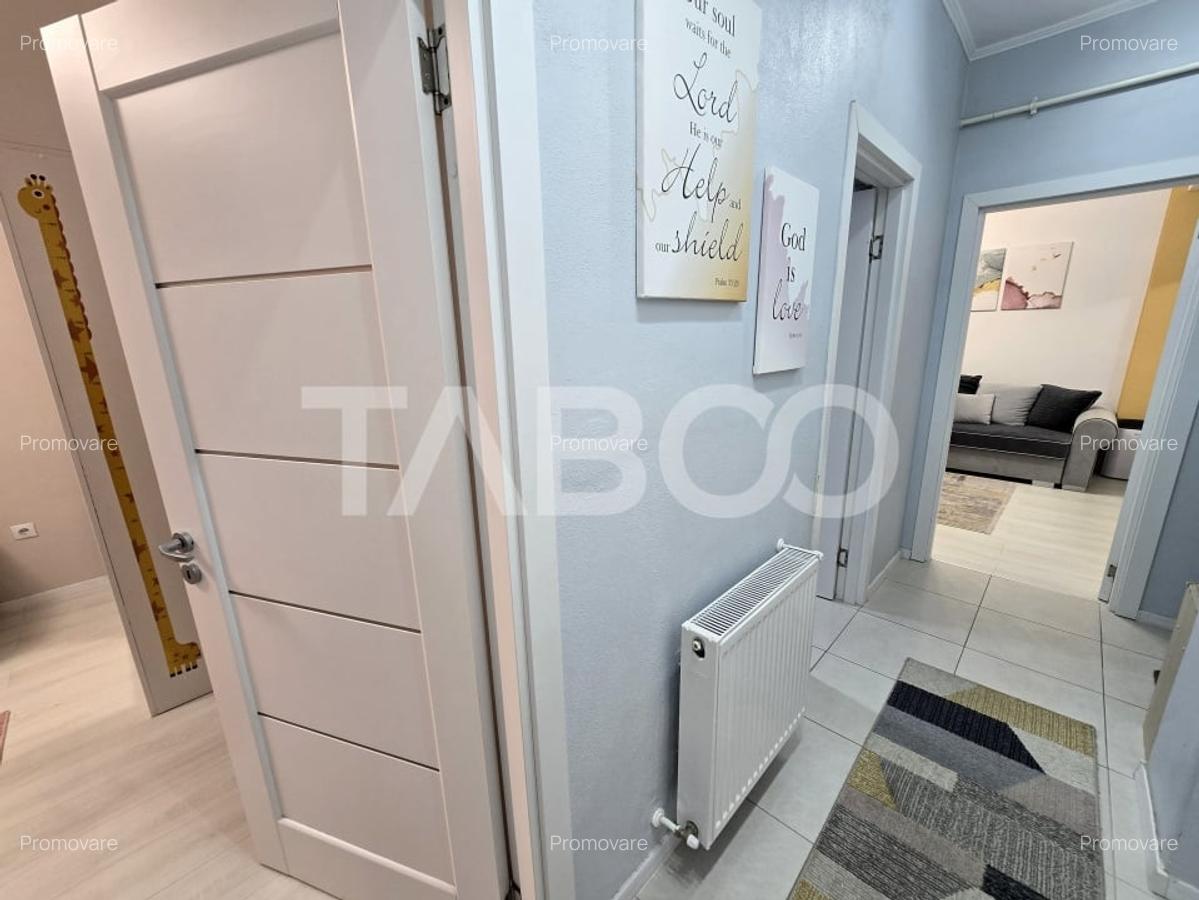 Apartament decomandat de vanzare 51 mpu 2 camere balcon Turnisor Sibiu - 15