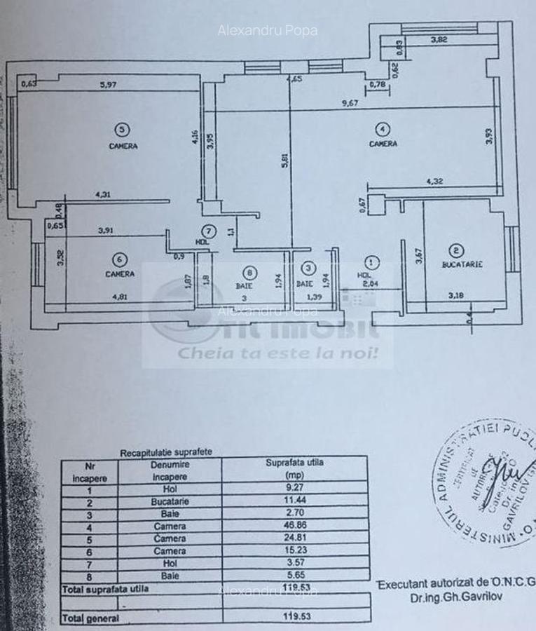 Apartament 3 camere - 120mp - Tatarasi - 19