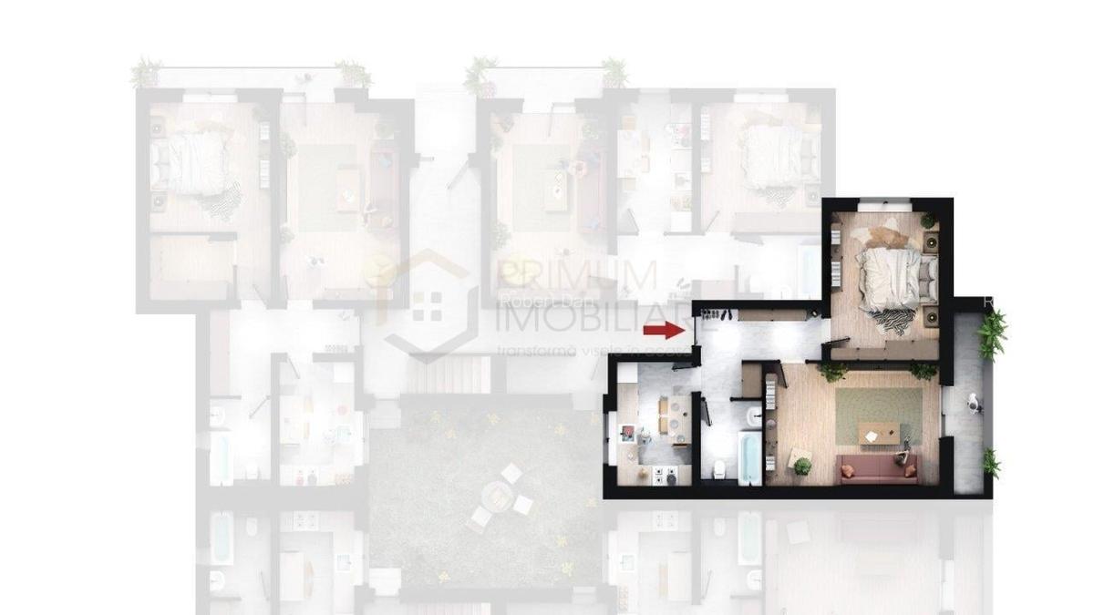 GIROC- 2 CAMERE BLOC NOU , DECOMANDAT, LOC DE PARCARE, OPORTUNITATE INVESTITIE - 6