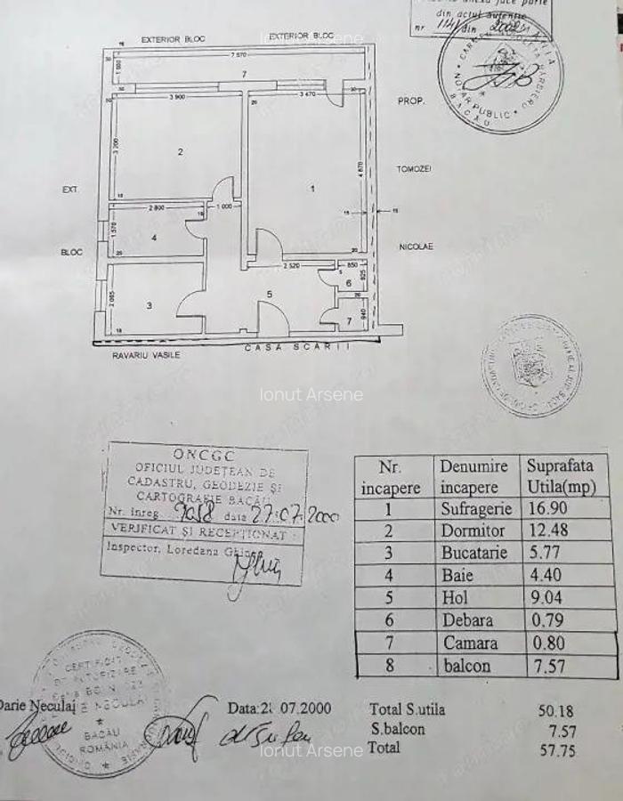 Orizont - STRADAL, Apart 2 cam decomandat, renovat, balcon lung - 13