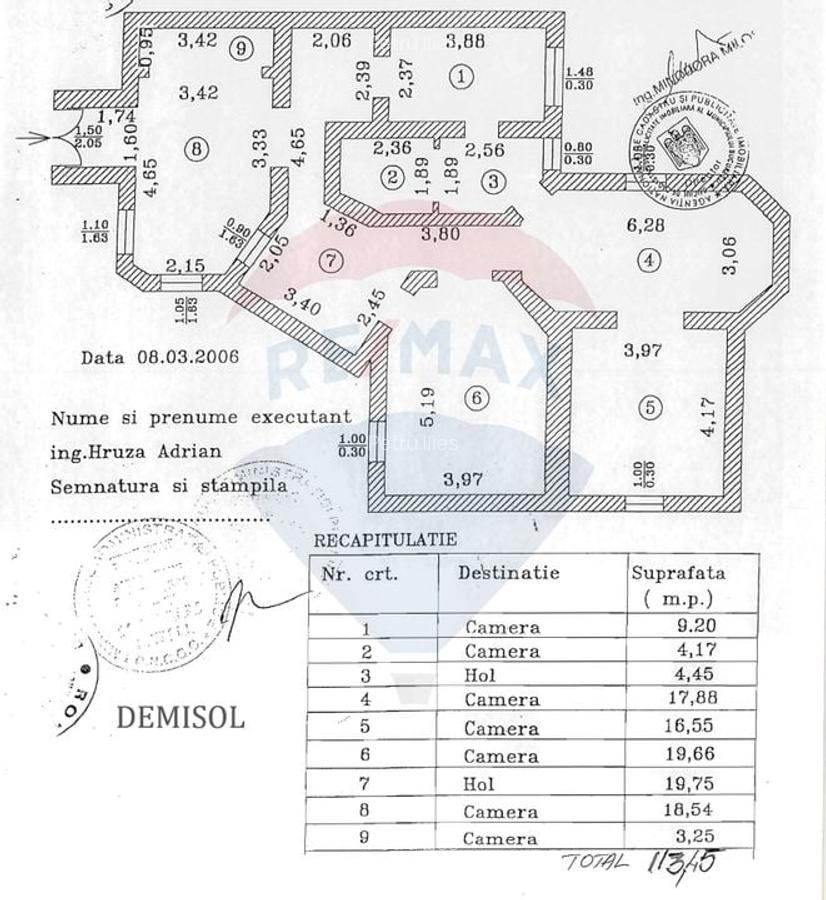 Spatiu de birouri/comercial - demisol+ parter/P+E+M, 360 mp, Unirii - 2
