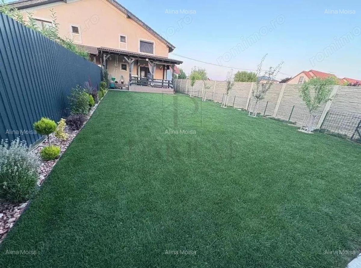 Duplex mobilat utilat - zona excelenta - teren 350 mp - curte amenajata - toate utilitatile - 3
