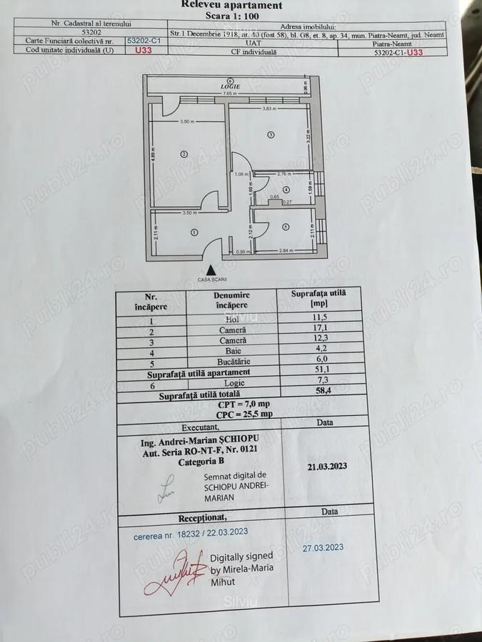 Proprietar ofera spre vanzre apartament 2 camere. - 8