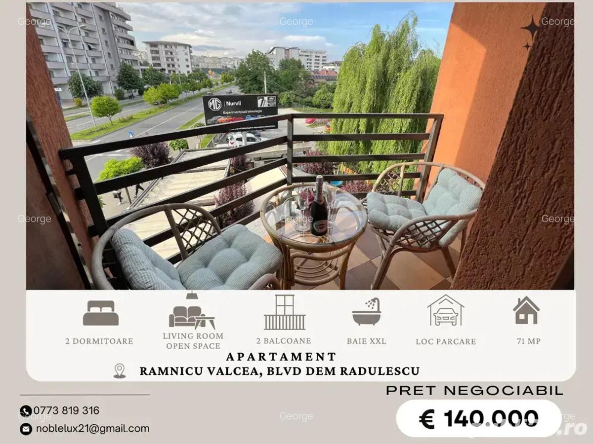 Apartament |3 camere|Dem Radulescu|71 mp| Loc Parcare | Etaj 2 4 - 1