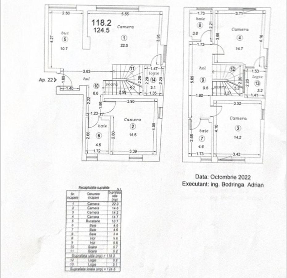 Apartament 4 Camere | Terasa Rooftop 78 MP | Bloc Boutique - 14