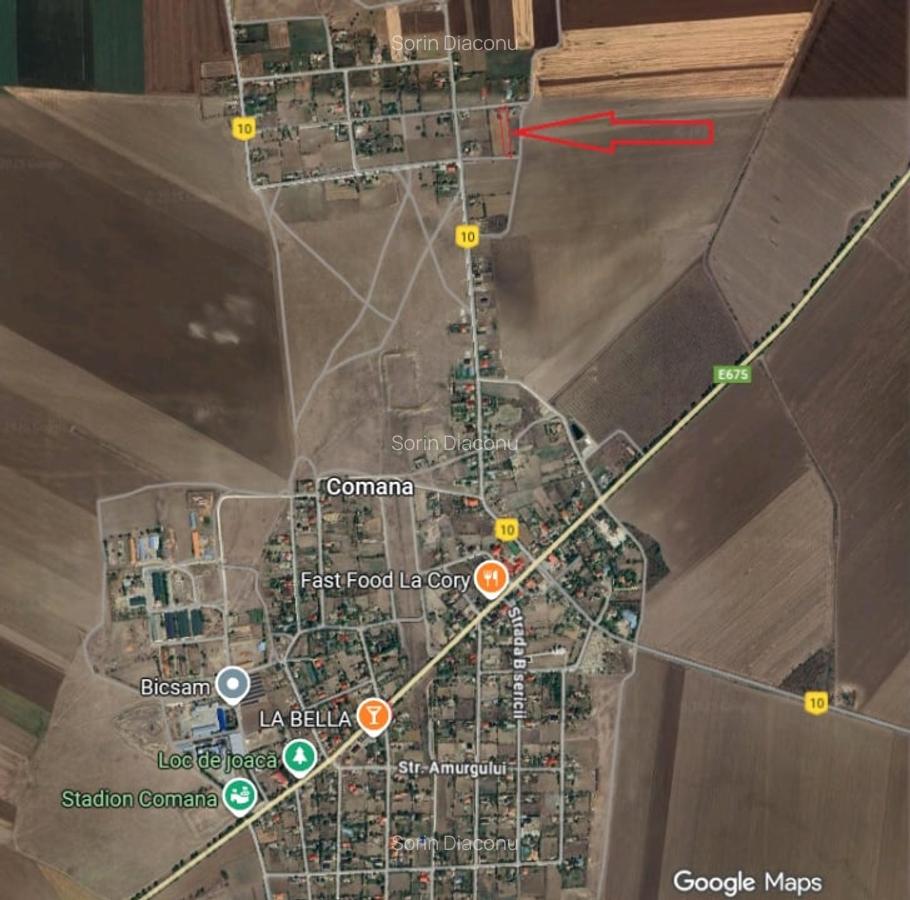 Teren intravilan in Comana - 2 Teren intravilan in Comana - 2