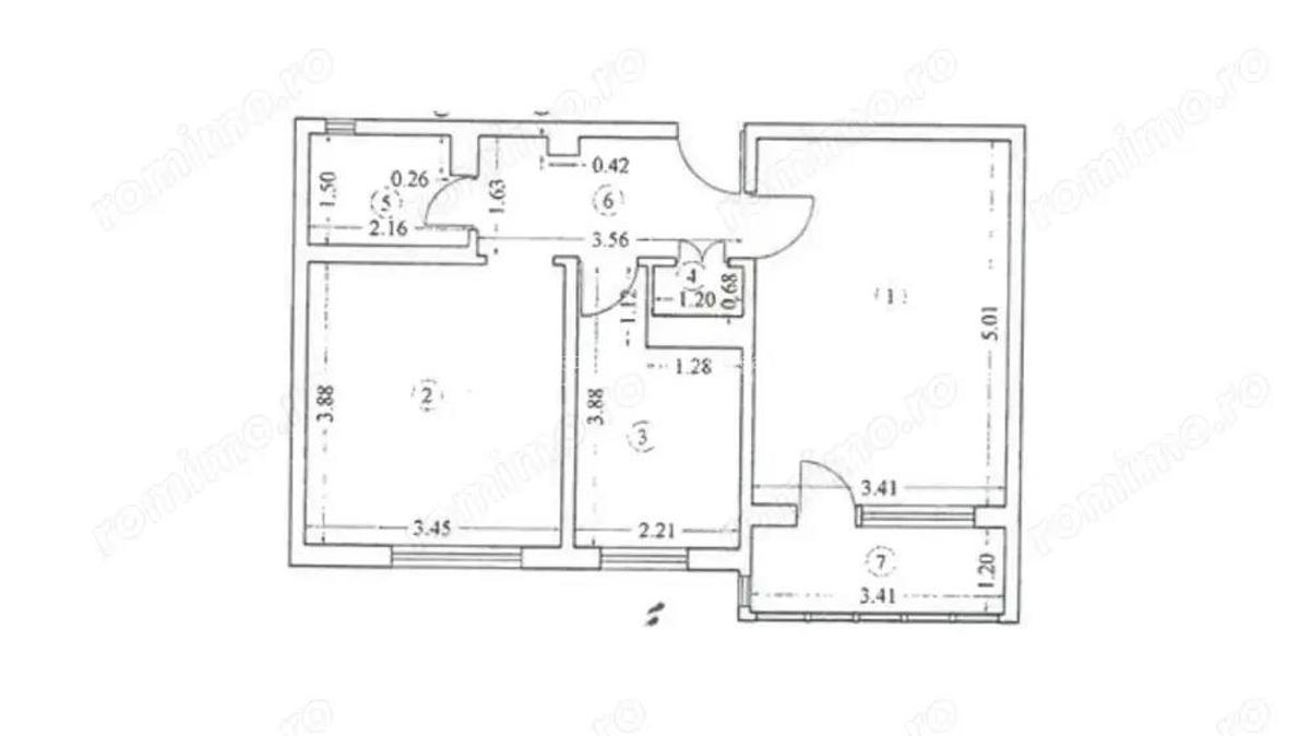 Apartament cu 2 camere in Mangalia-zona:Gara - 1