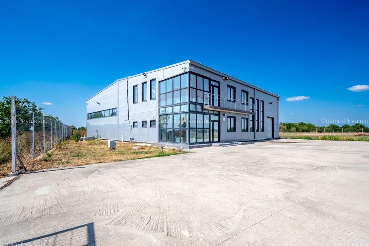 Hala de vanzare, 600 mp constructie, 7000 mp teren, Racari Dambovita - 1