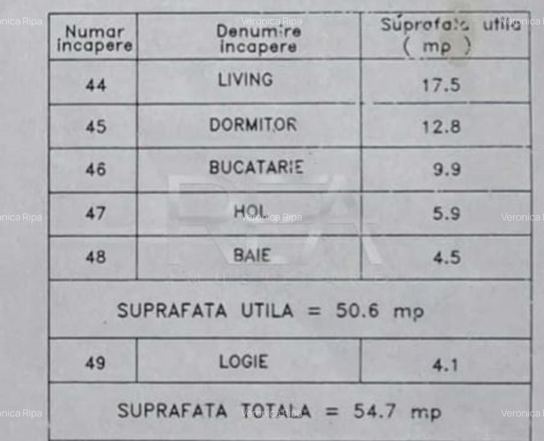 2 camere, et.2/4, 55mp, 2 locuri parcare-Drumul Valea Larga - 9
