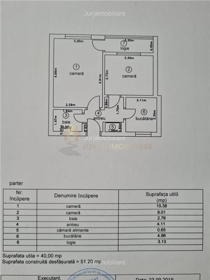 APARTAMENT 2 CAMERE 40 MP  MANASTUR GRIGORE ALEXANDRESCU - 12