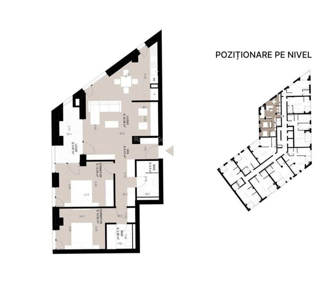 COMISION 0% | Nord One Brediceanu | Central | 1,2,3,4 cam si penthouse - 3