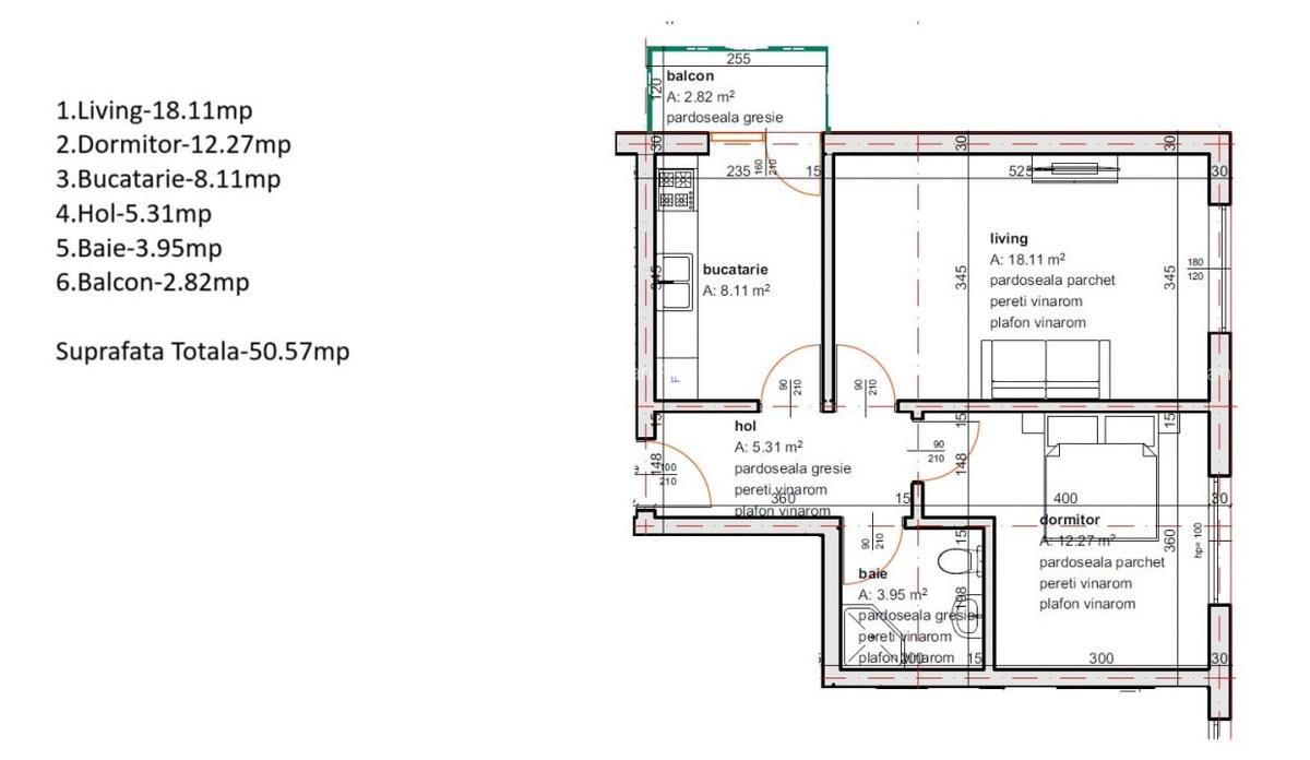 Soseaua Leordeni apartament 2 camere decomandat. - 2