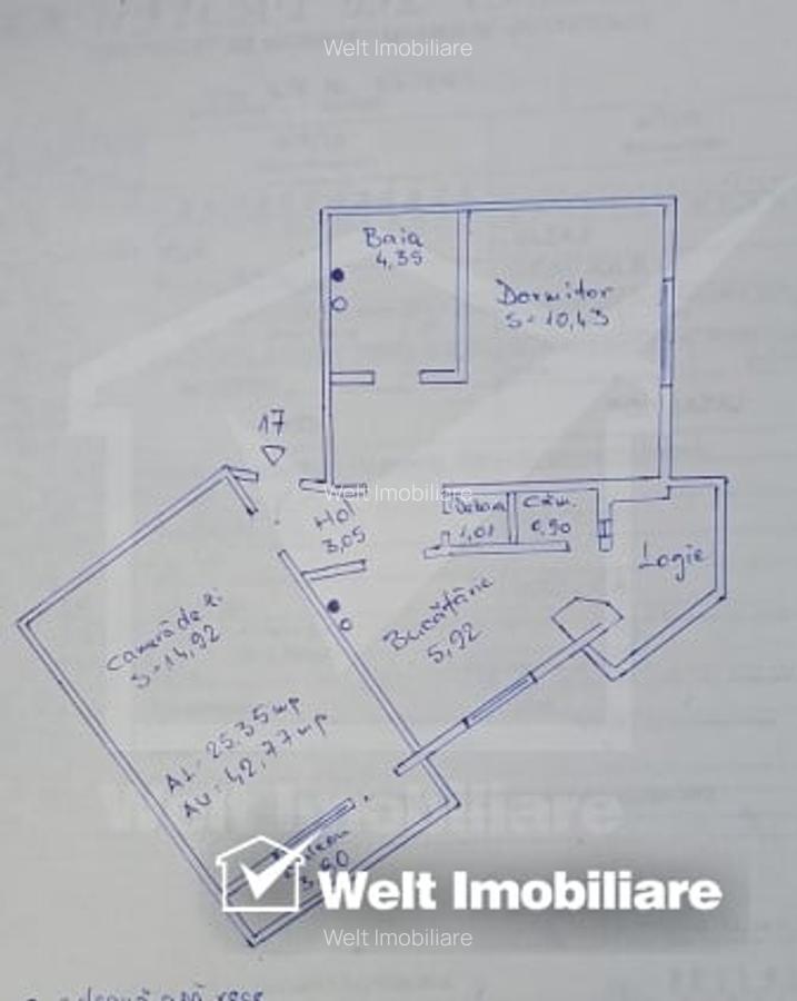 Apartament 2 camere decomandat - strada Primaverii, Manastur, Cluj-Napoca - 1