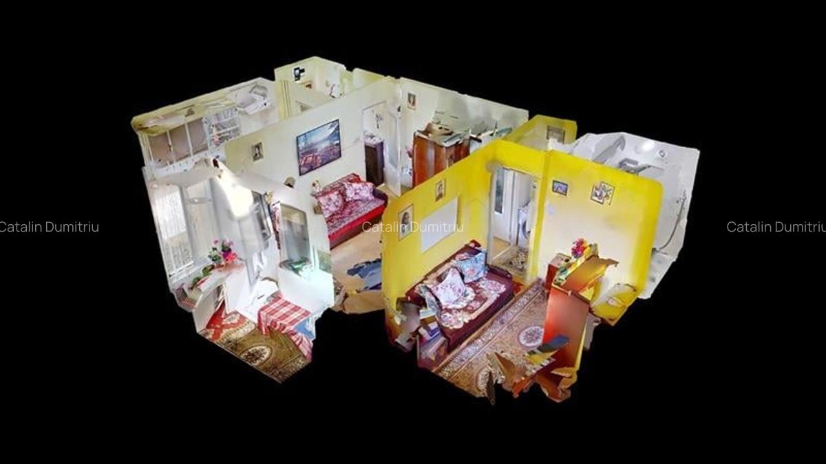 Tur 3D! Apartament 2 camere, oportunitate personalizare, etajul 3, Grivitei, Bra - 10