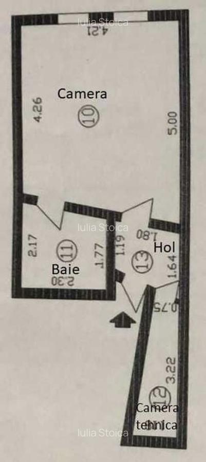 De Inchiriat  Garsoniera/Casa cu 1 camera Unirii - Constitutiei sect 4 - 8