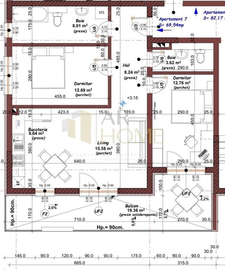 Vanzare apartament 3 camere, bloc nou, premium, Ploiesti, Albert - 7