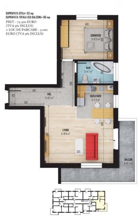 Apartament 2 camere, gata de mutat, str.Diamanrului, Bragadiru - 13