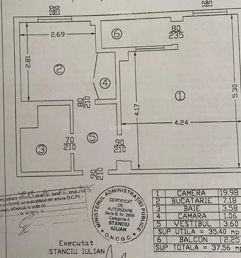 Inchiriez garsoniera cu contract ANAF, decomandata, situata in Drumul Sarii in bloc mixt de 4 etaje - 5