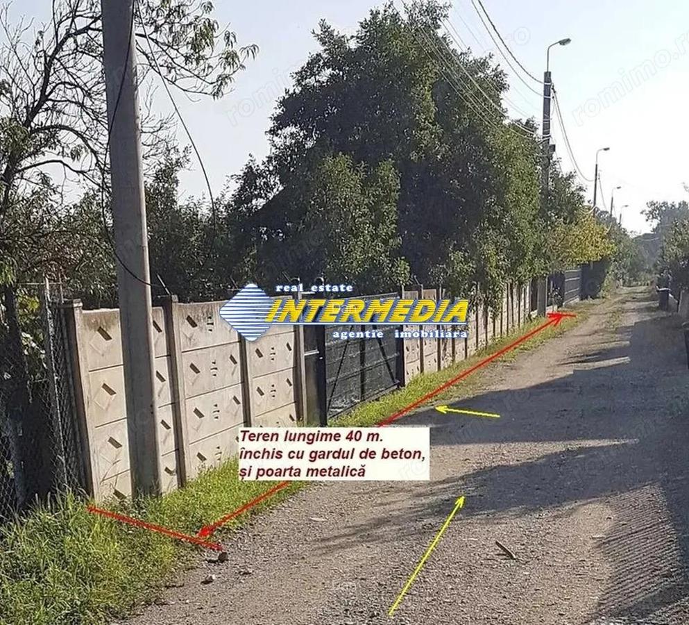 Vand 1024 mp de Teren Intravilan cu deschidere 40 m, Alba Micesti cu utilitatile in fata si cu - 11