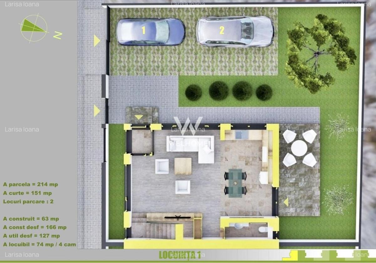 Casa MODERNA cu etaj RETRAS, zona Triajului, Selimbar - 13