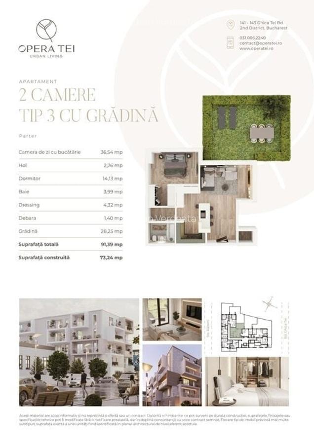 OPERA TEI || 2 CAMERE CU GRADINA DE 28 MP || LACUL TEI || PARCUL CIRCULUI - 6