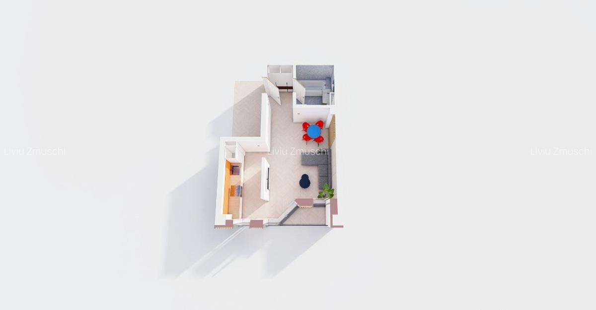 Apartament 1 cam nou 34 m | Comision 0% - 1250 m2 - Pret promo Visani - 3