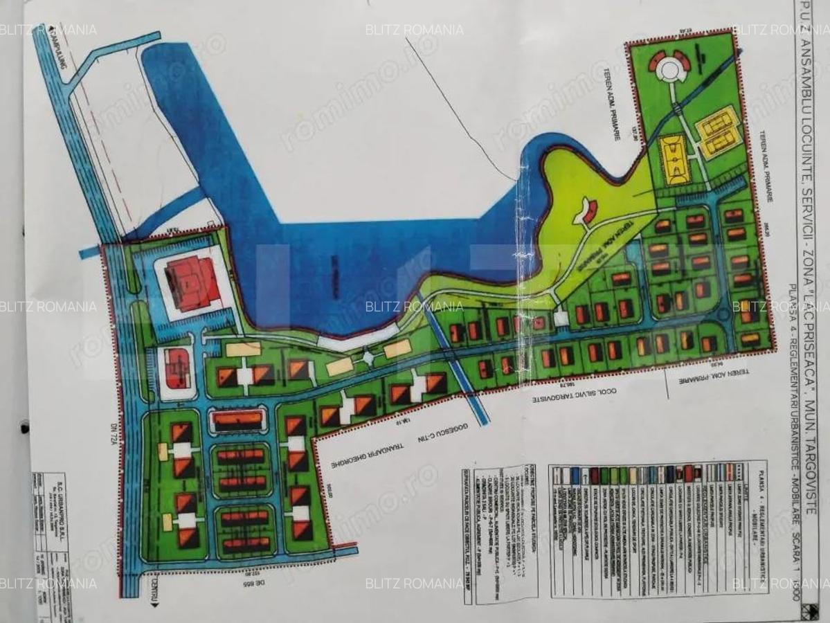 Teren 240mp Ansamblu Locuin?e, servicii Zona Lac Priseaca - 2