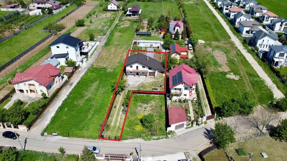 Casa individuala Snagov - Sat Snagov |  P+1 | Doua garaje | Teren 500mp - 32