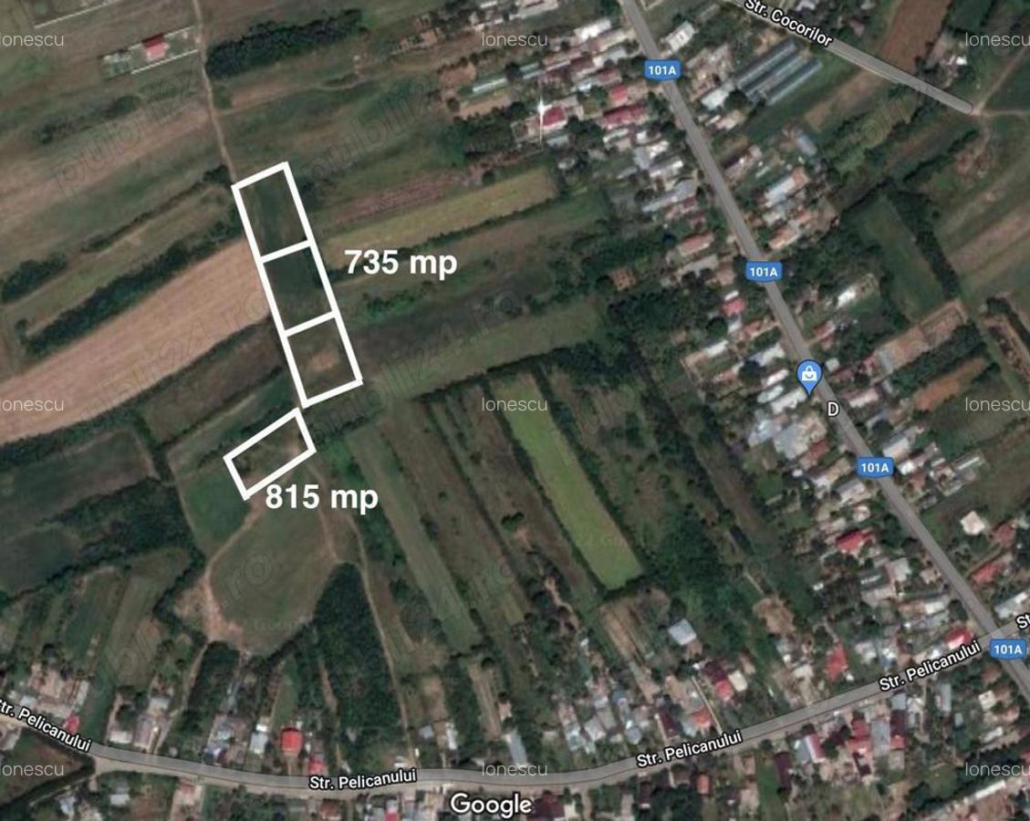 Teren Peris 500mp IN RATE 500 teren langa Saftica, Corbeanca, Balotesti - 9